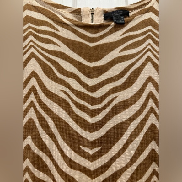 J Crew Collection Merino Wool in Zebra Print - Picture 5 of 6